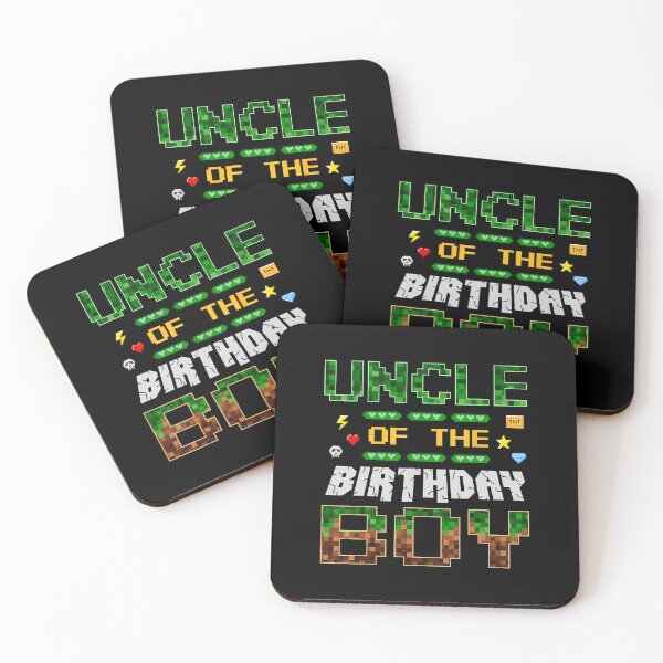 Item preview, Uncle of the Birthday Boy Pixel Gamer  designed and sold by FGTV2021.