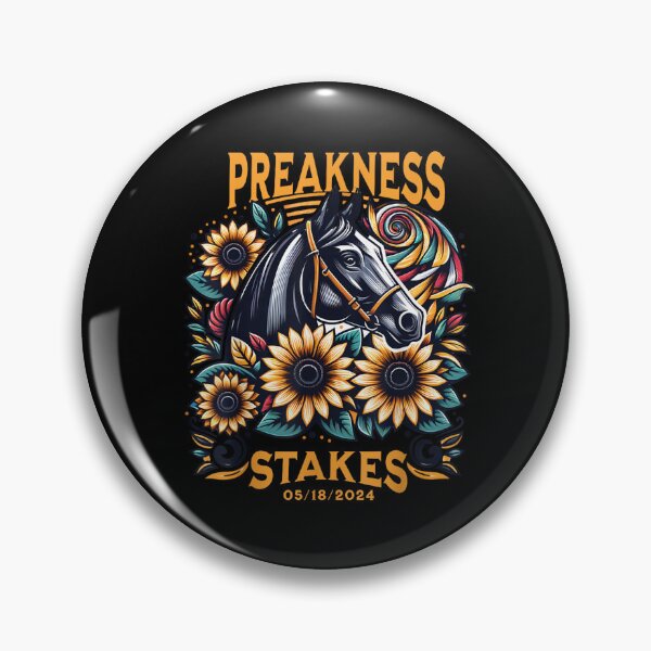 Item preview, Preakness Stakes horse racing derby vintage style  designed and sold by CAnastazyshop.