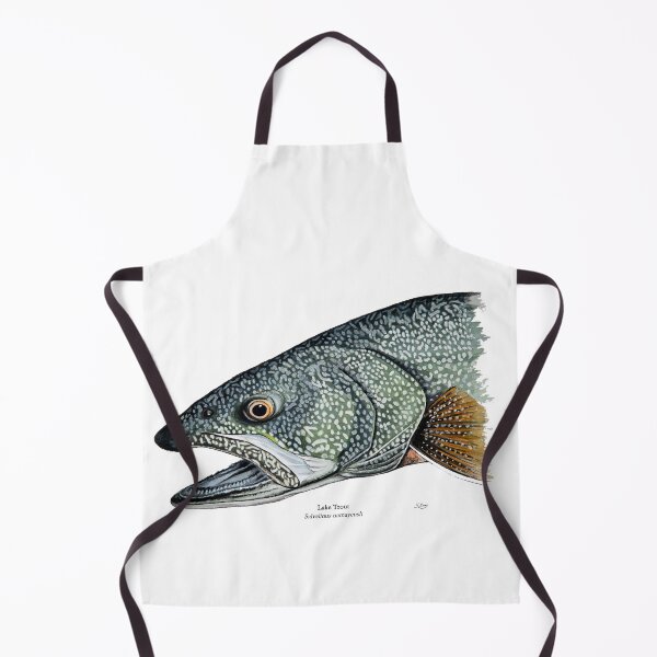 Item preview, Lake Trout Head Painting designed and sold by Stephen Emms.