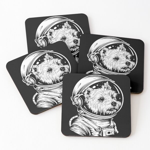 Item preview, Funny West Highland White Terrier Westie Astronaut Spacesuit Mom Dad Kids designed and sold by rafaeltto.