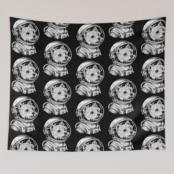 Item preview, Funny West Highland White Terrier Westie Astronaut Spacesuit Mom Dad Kids designed and sold by rafaeltto.