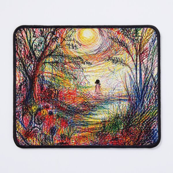 Item preview, Moonlit Scribble Forest Dreamscape designed and sold by Modaozushi216.