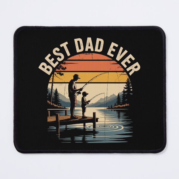 Item preview, Father And Child Fishing Vintage designed and sold by QuiteOrbit.
