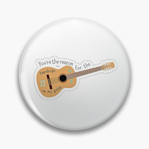 Item preview, Taylor Swift Debut Teardrops on my Guitar with Lyrics designed and sold by The Lavender Archive.