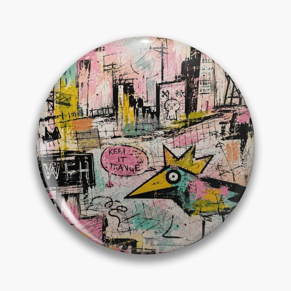 Item preview, Keep It Strange Graffiti Bird designed and sold by eliramaison.