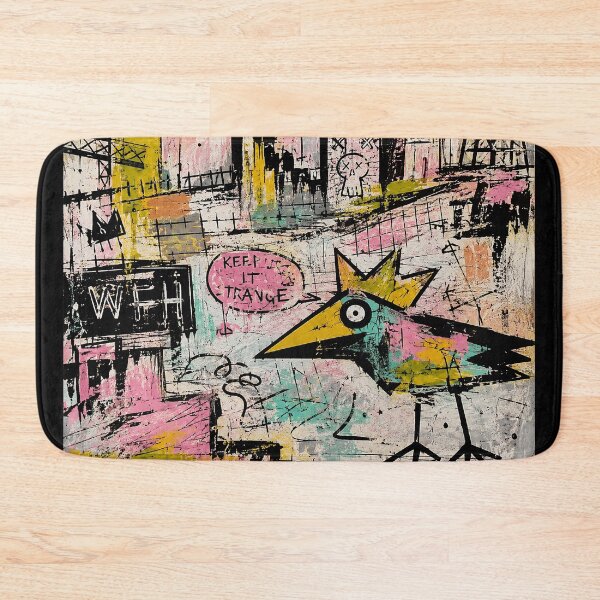 Item preview, Keep It Strange Graffiti Bird designed and sold by eliramaison.