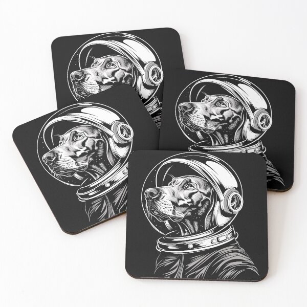 Item preview, Funny Weimaraner Astronaut Spacesuit Mom Dad Kids designed and sold by rafaeltto.