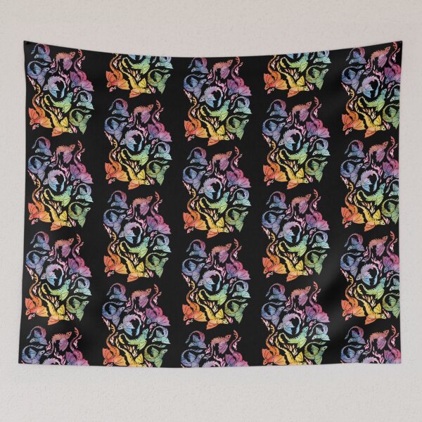 Item preview, Dragon Fire Dark Rainbow designed and sold by teeteeworldc.