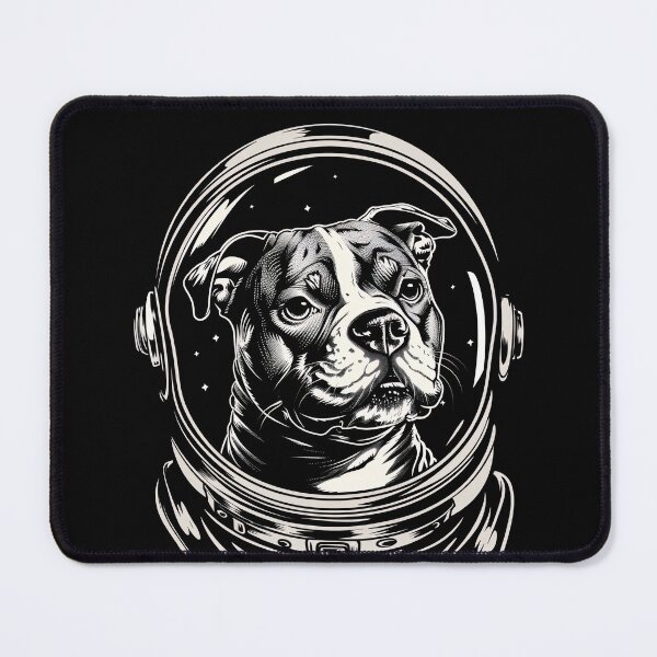 Item preview, Funny Staffordshire Bull Terrier Astronaut Spacesuit Mom Dad Kids designed and sold by rafaeltto.