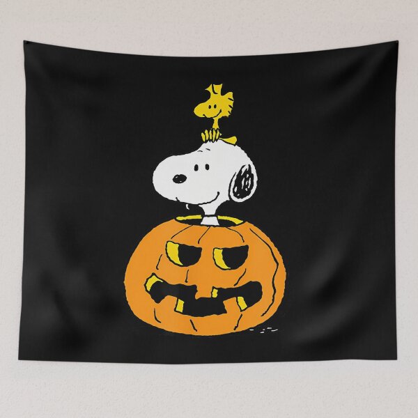 Item preview, Peanuts - Halloween - Snoopy Woodstock Pumpkin  designed and sold by TRENDATTHETOP.