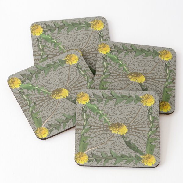 Item preview, Dandelion Square en Tan designed and sold by Digitalmyth's Designs.