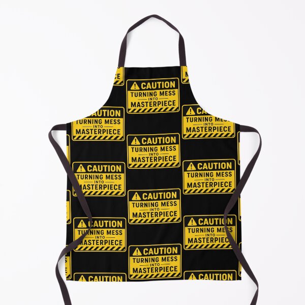 Item preview, Warning Sign - Turning Mess Into Masterpiece designed and sold by Zayn Studio.