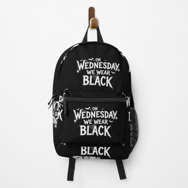 Item preview, On Wednesday We Wear Black - Goth & Spooky Typography designed and sold by DanniJordan.