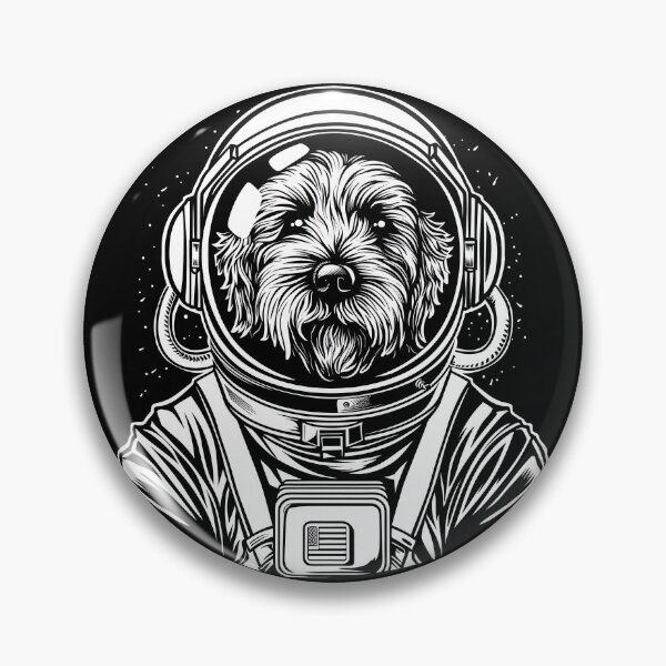 Item preview, Funny Schnoodle Astronaut Spacesuit Mom Dad Kids designed and sold by rafaeltto.