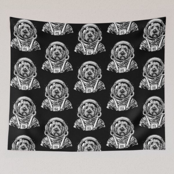 Item preview, Funny Schnoodle Astronaut Spacesuit Mom Dad Kids designed and sold by rafaeltto.