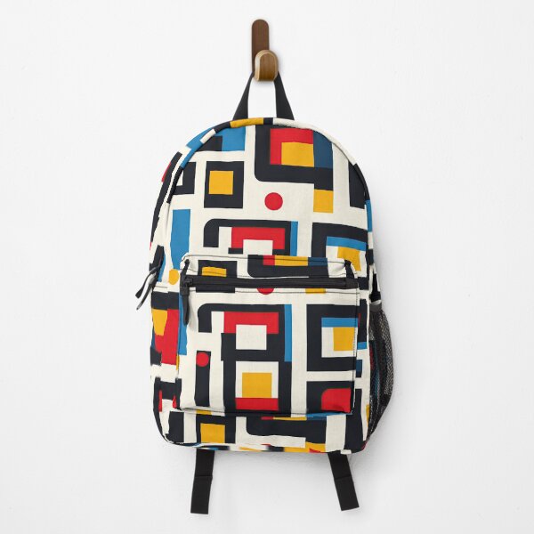 Item preview, Abstract Bauhaus Geometric Primary Color Pattern designed and sold by Athena2520.
