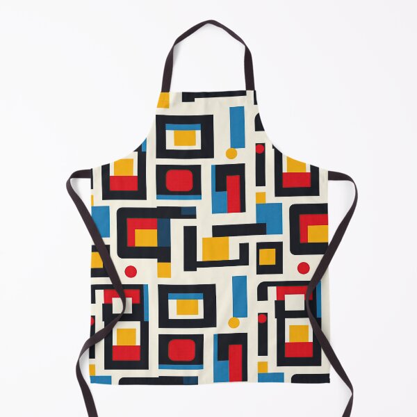 Item preview, Abstract Bauhaus Geometric Primary Color Pattern designed and sold by Athena2520.