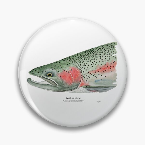 Item preview, Rainbow Trout Painting designed and sold by Stephen Emms.