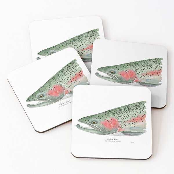 Item preview, Rainbow Trout Painting designed and sold by Stephen Emms.
