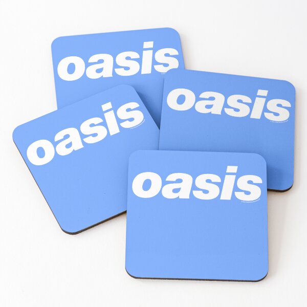 Item preview, oasis band silhouette on blue  designed and sold by CAnastazyshop.