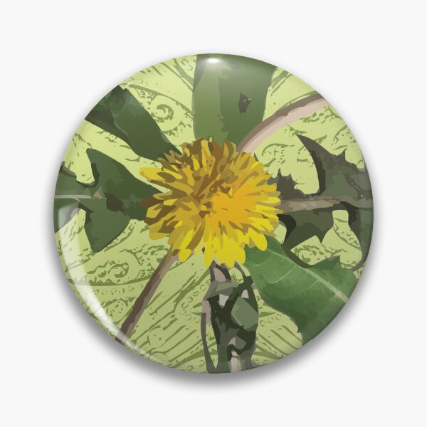 Item preview, Dandelion Square en Green designed and sold by Digitalmyth's Designs.