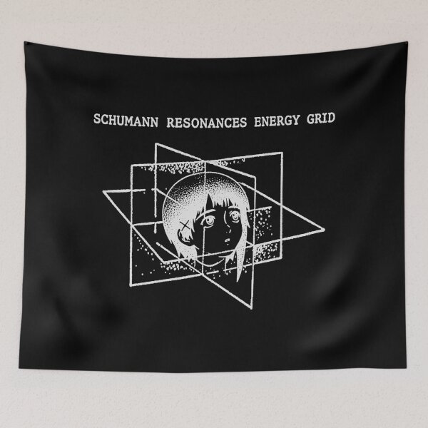 Item preview, Schumann Resonances Energy grid - Serial Experiments Lain (white print) designed and sold by R-A Designs.