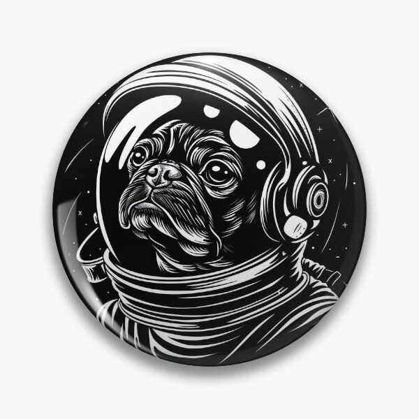 Item preview, Funny Pug Astronaut Spacesuit Mom Dad Kids designed and sold by rafaeltto.