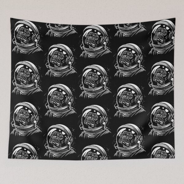 Item preview, Funny Pug Astronaut Spacesuit Mom Dad Kids designed and sold by rafaeltto.