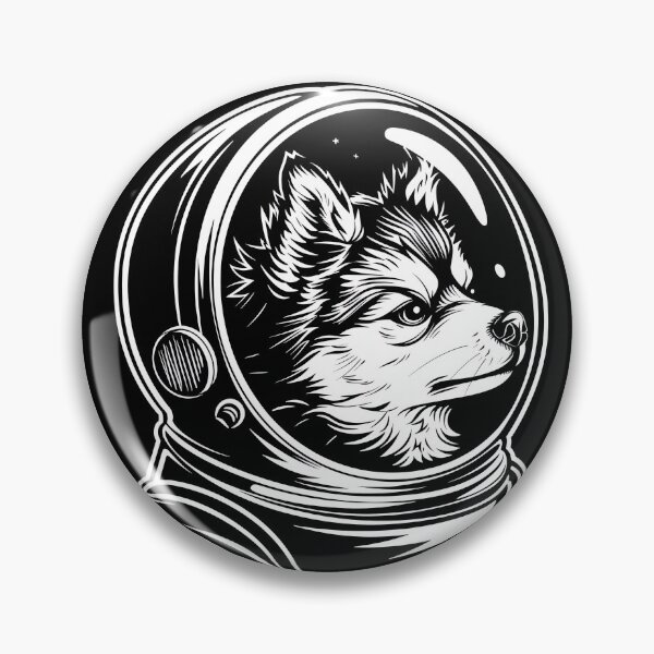Item preview, Funny Pomsky Astronaut Spacesuit Mom Dad Kids designed and sold by rafaeltto.