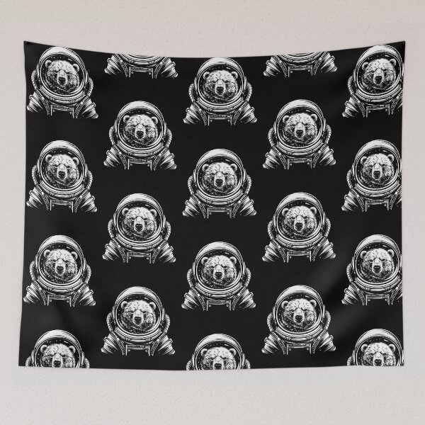 Item preview, Funny Polar Bear Astronaut Spacesuit Mom Dad Kids designed and sold by rafaeltto.