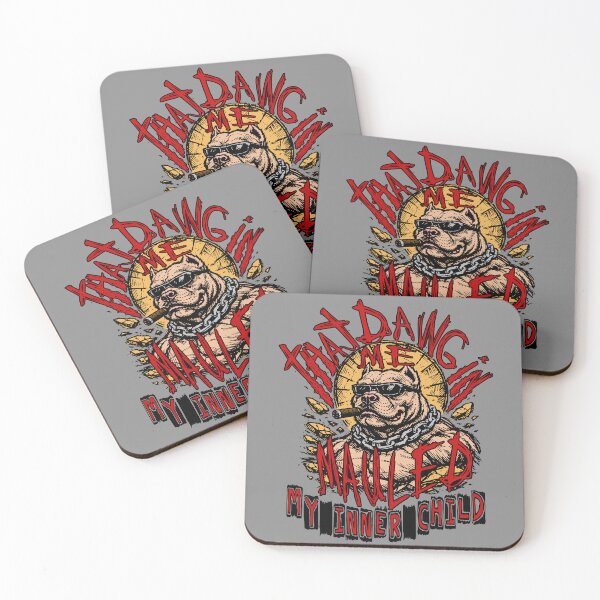 Item preview, That Dawg In Me Mauled My Inner Child - Oddly Specific, Ironic, Meme designed and sold by SpaceDogLaika.