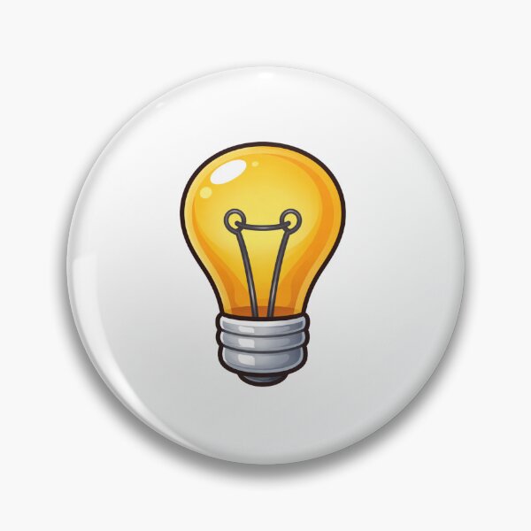 Item preview, Cute Light Bulb Cartoon Sticker | Bright Idea Kawaii Art designed and sold by CanSparkleArt.
