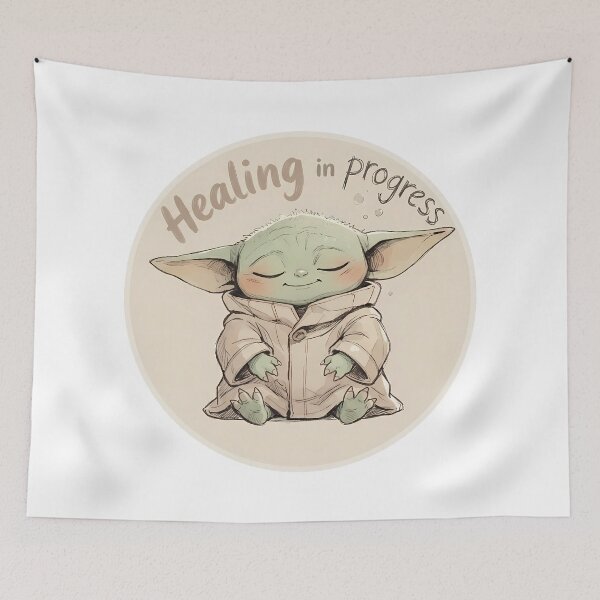 Item preview, BABY YODA HEALING IN PROGRESS designed and sold by LIS AND MELIVERSO.