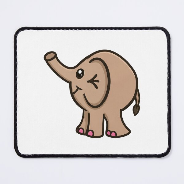 Item preview, Cute Elephant Cartoon | Kawaii Animal Sticker designed and sold by CanSparkleArt.