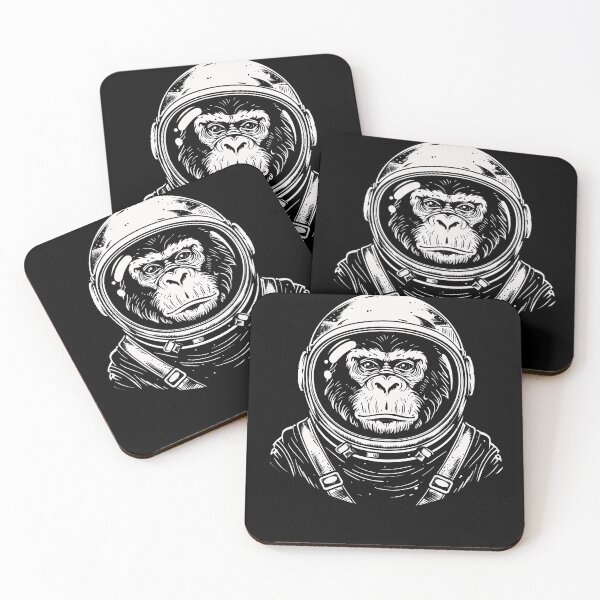 Item preview, Funny Monkey Astronaut Spacesuit Mom Dad Kids designed and sold by rafaeltto.