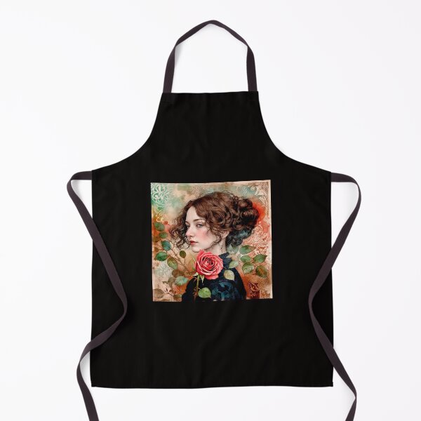 Item preview, Portrait of a Lady with a Rose… designed and sold by ©Janis Zroback.