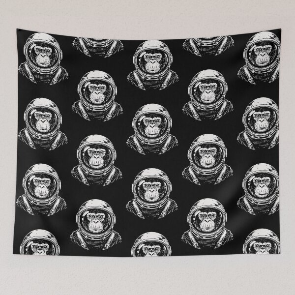 Item preview, Funny Monkey Astronaut Spacesuit Mom Dad Kids designed and sold by rafaeltto.