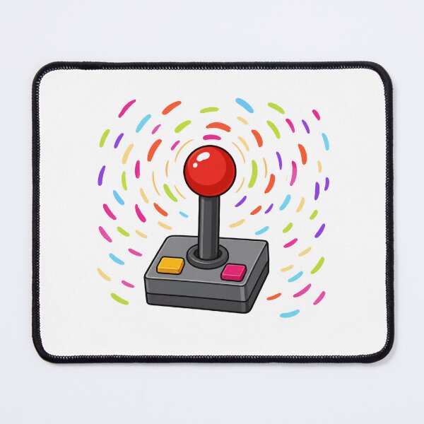Item preview, Retro Arcade Joystick Cartoon | Gamer Kawaii Art designed and sold by CanSparkleArt.