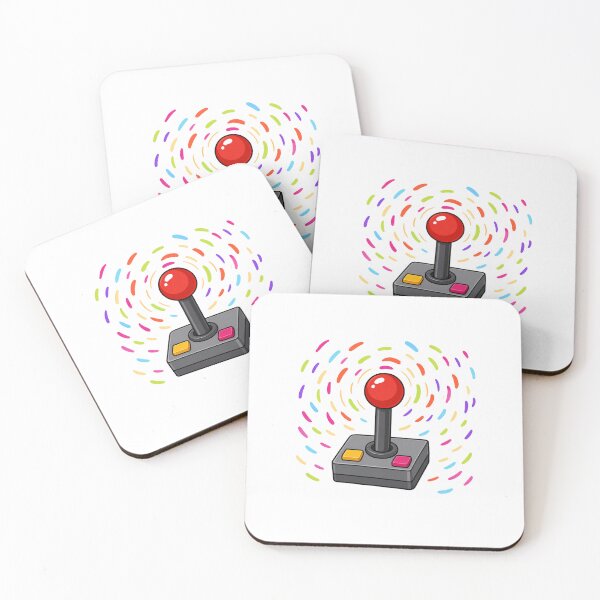 Item preview, Retro Arcade Joystick Cartoon | Gamer Kawaii Art designed and sold by CanSparkleArt.