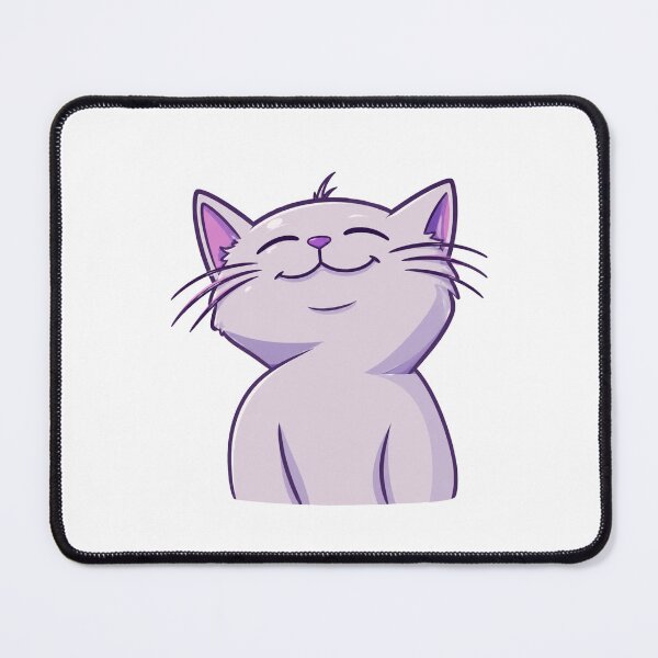Item preview, Smiling White Cat Cartoon | Cute Kawaii Kitty Art designed and sold by CanSparkleArt.
