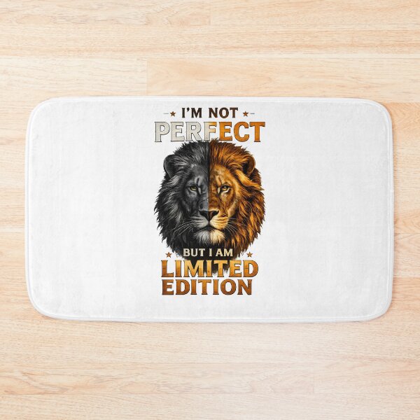 Item preview, I’m Not Perfect But I Am Limited Edition Lion T-Shirt Design | Motivational Vintage Graphic Art designed and sold by Divakar Fashion.