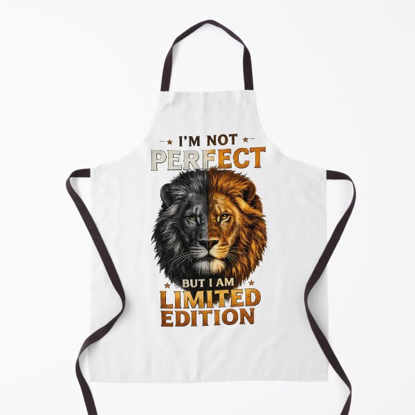 Item preview, I’m Not Perfect But I Am Limited Edition Lion T-Shirt Design | Motivational Vintage Graphic Art designed and sold by Divakar Fashion.