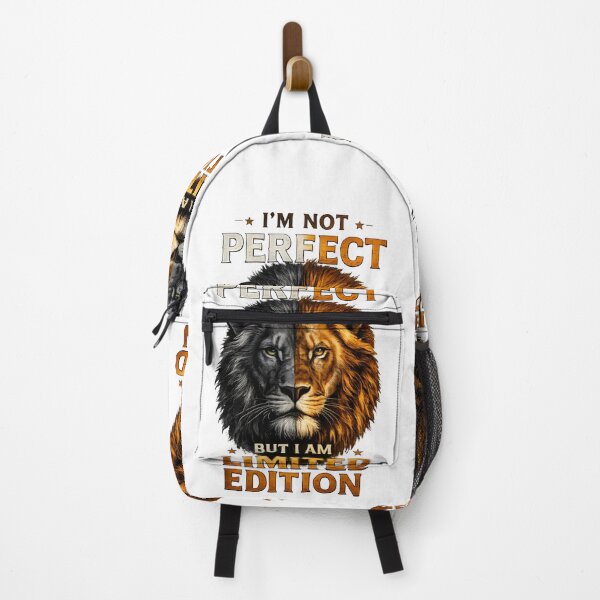 Item preview, I’m Not Perfect But I Am Limited Edition Lion T-Shirt Design | Motivational Vintage Graphic Art designed and sold by Divakar Fashion.