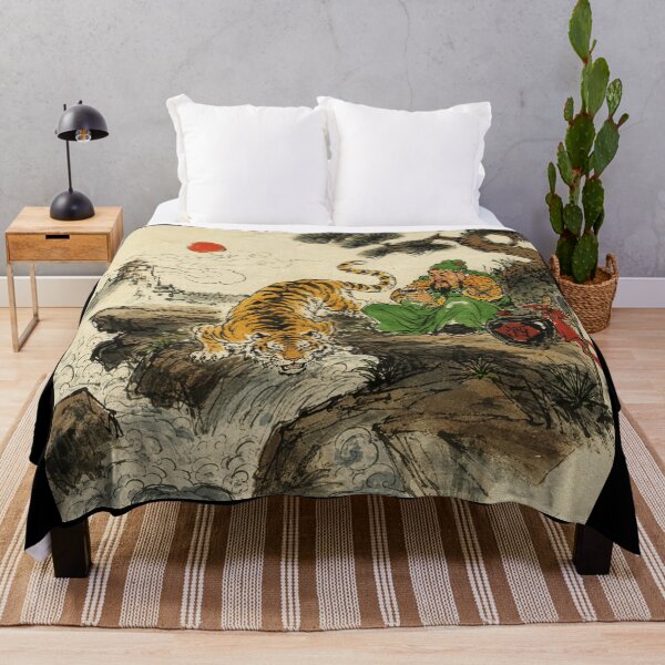 Item preview, Tiger and Wanderer Vintage Ink designed and sold by eliramaison.