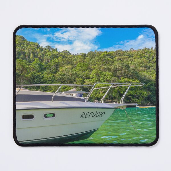 Item preview, Boat in Tropical Waters Brazil designed and sold by brunodiasfoto.