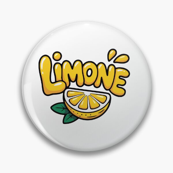 Item preview, Limon Lemon Typography Sticker | Cute Citrus Fruit Aesthetic Design designed and sold by Pinpondesigns.