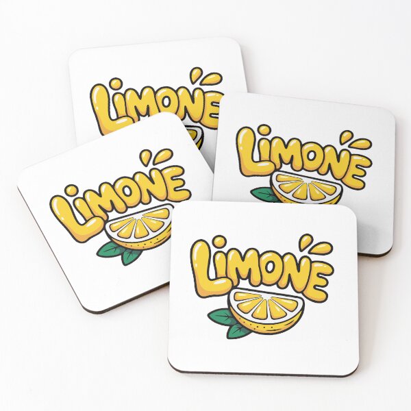 Item preview, Limon Lemon Typography Sticker | Cute Citrus Fruit Aesthetic Design designed and sold by Pinpondesigns.