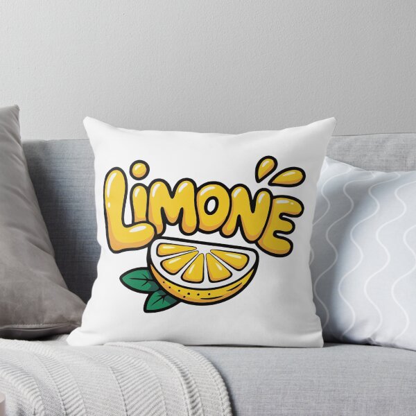 Item preview, Limon Lemon Typography Sticker | Cute Citrus Fruit Aesthetic Design designed and sold by Pinpondesigns.