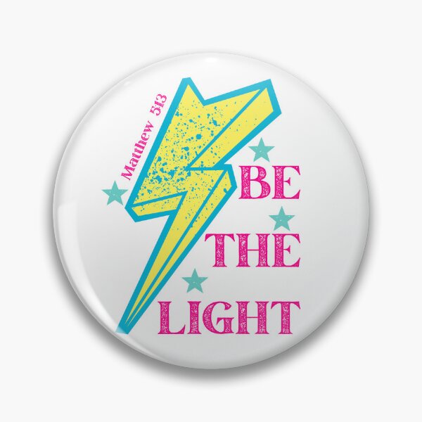 Item preview, Vintage Lightning Bolt Be the Light Matthew 513 Christian  designed and sold by Forevermore.