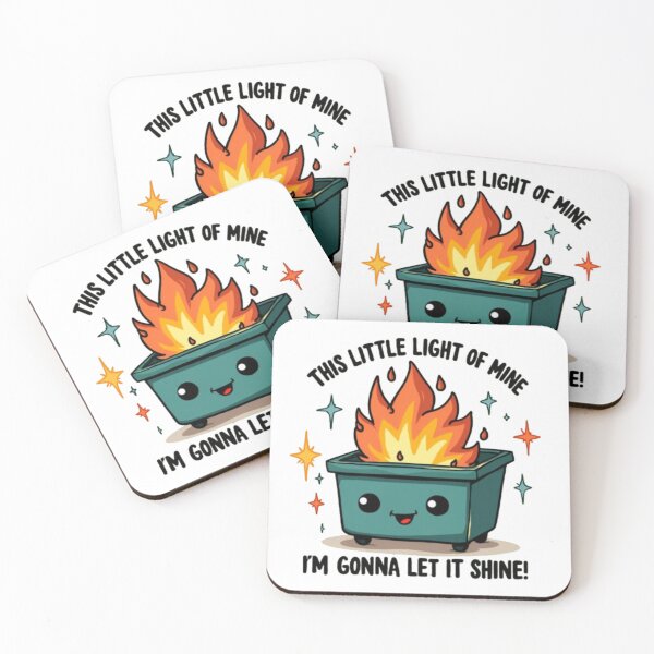 Item preview, This Little Light-Of Mine Lil Emotional Dumpster Fire designed and sold by stzl26.